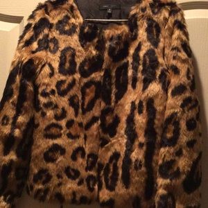 Faux leopard jacket Sm